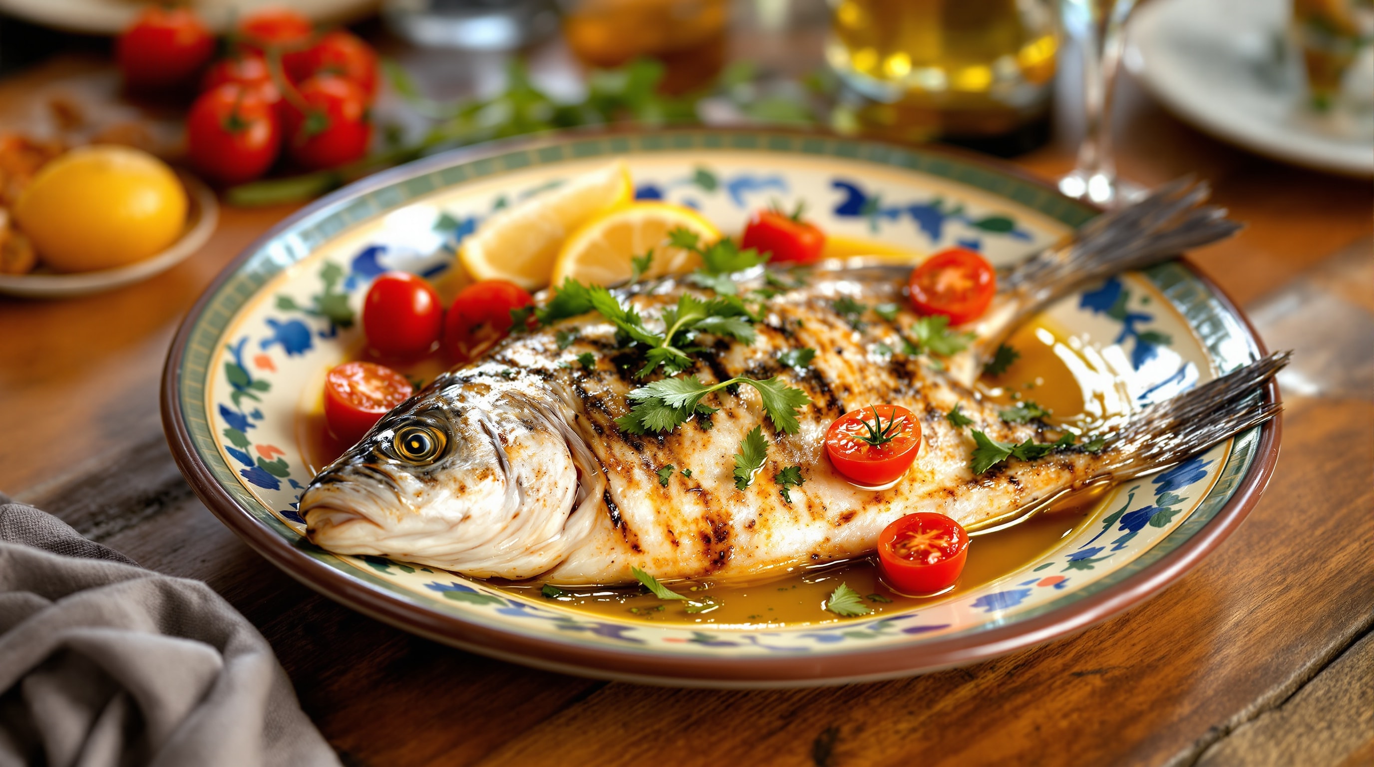 Pesce fresco alla griglia