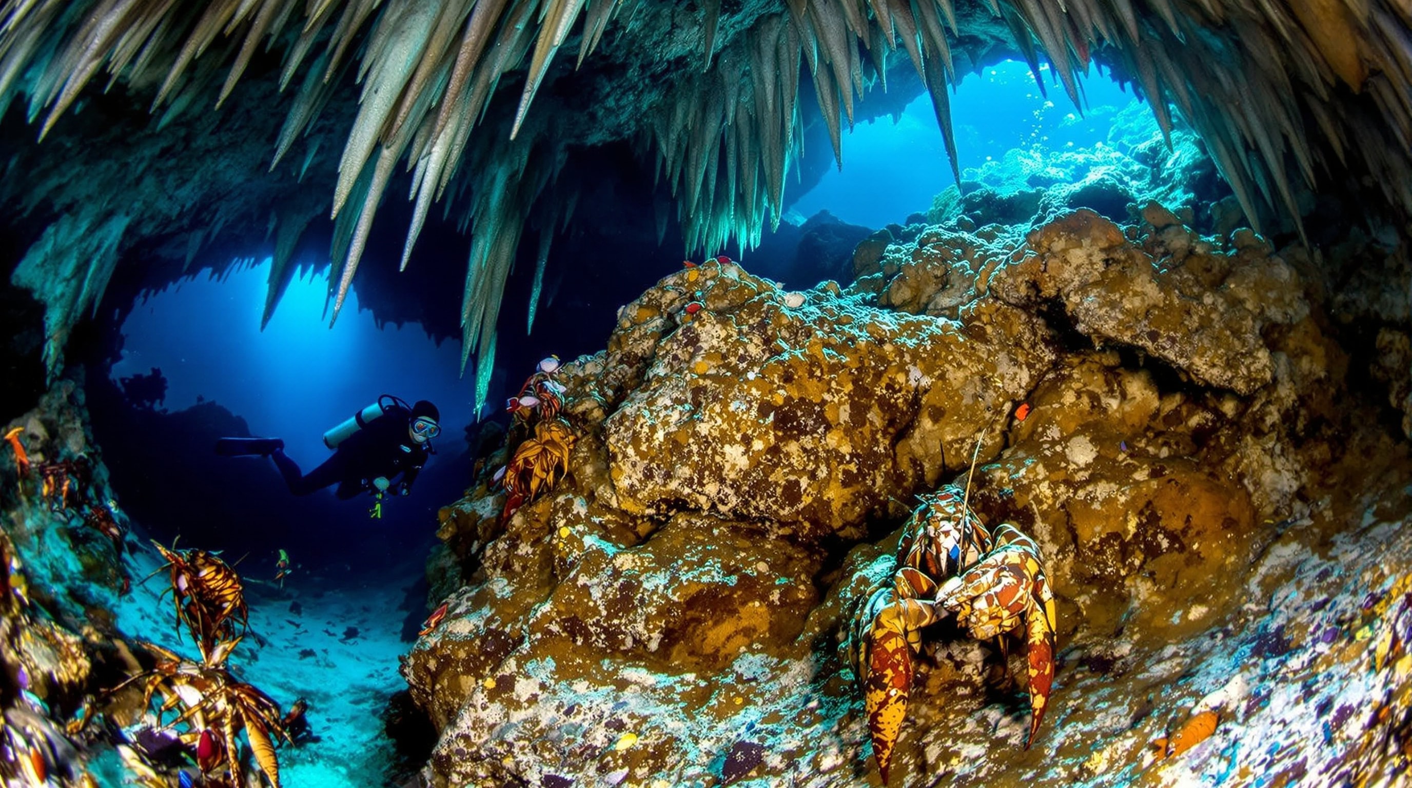 Grotta marina subacquea